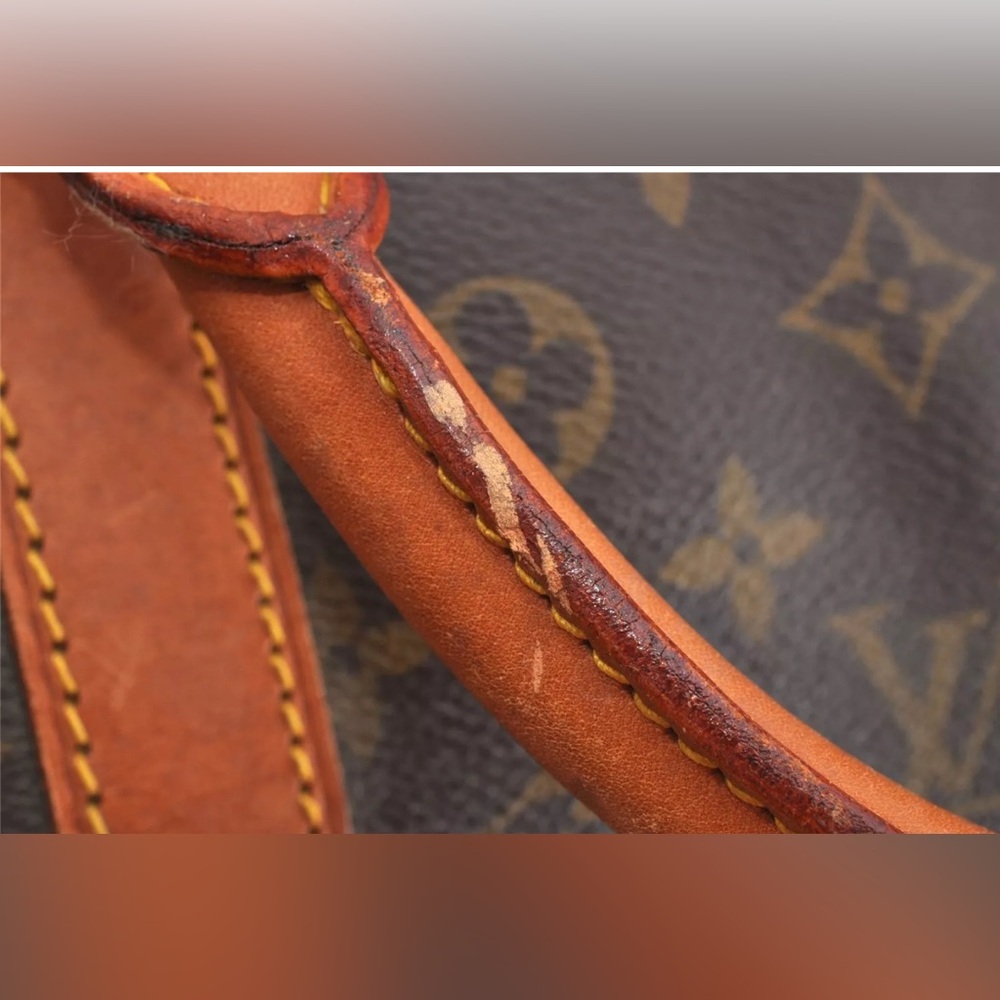 Authentic Louis Vuitton Monogram Keepall Bandouliere 60 Boston Bag - Picture 7 of 14